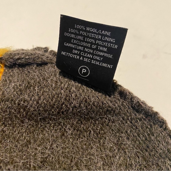 Merkley Headgear wool hat 10” flat across and 10” top to end of earflap SZ P? - Picture 5 of 8